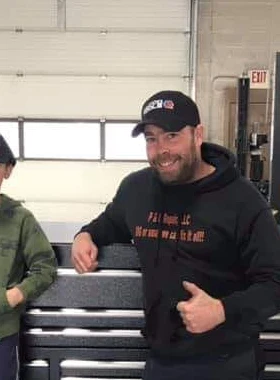 Shaun Hayes, owner and lead master technician at P&C Repair in Thomaston CT